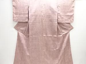 未使用品　よろけ横段模様小紋着物